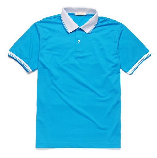 款式季節(jié)短袖工作服t恤翻顏色領(lǐng)